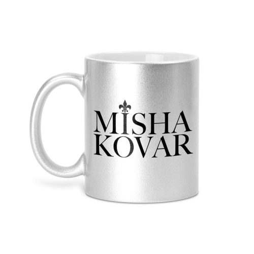 Misha Kovar Tasse silber glitzer