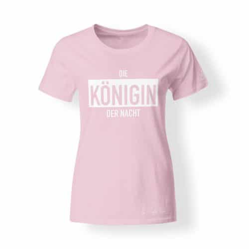 Misha Kovar T-Shirt Damen Königin der Nacht Logo rosa