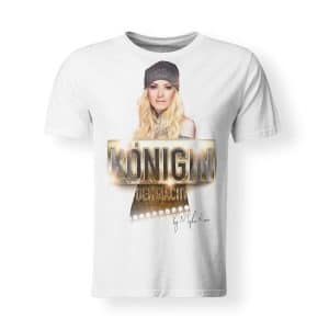 Misha Kovar T-Shirt Herren Königin der Nacht Foto weiß