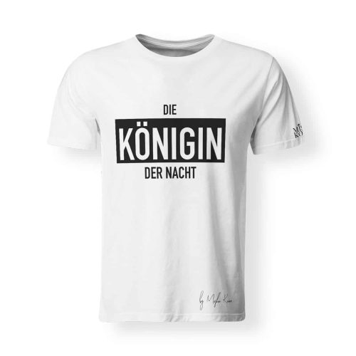 Misha Kovar T-Shirt Herren Königin der Nacht Logo schwarz