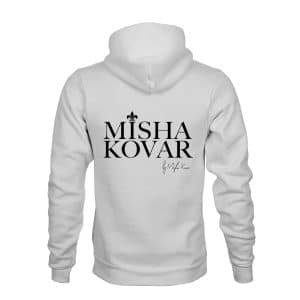 ZIP Hoodie Unisex Misha Kovar weiß