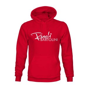 Hoodie Unisex Rudi Bartolini rot