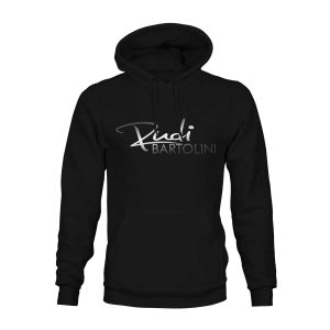 Hoodie Unisex Rudi Bartolini schwarz