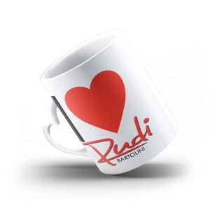 Rudi Bartolini Herztasse I love