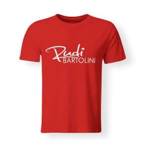 T-Shirt Rudi Bartolini Logo rot