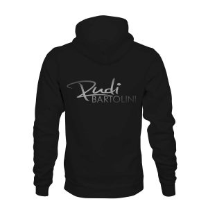 ZIP Hoodie Herren Unisex Rudi Bartolini schwarz