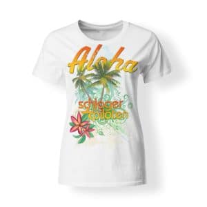 T-Shirt Damen Schlagerpiloten Aloha