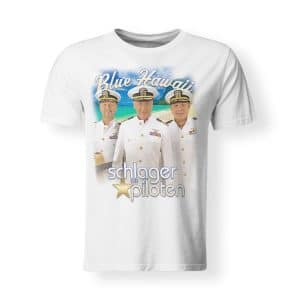 Schlagerpiloten T-Shirt Herren Blue Hawaii
