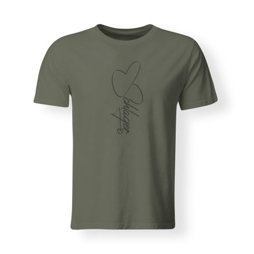 T-Shirt Schlager Signature khaki