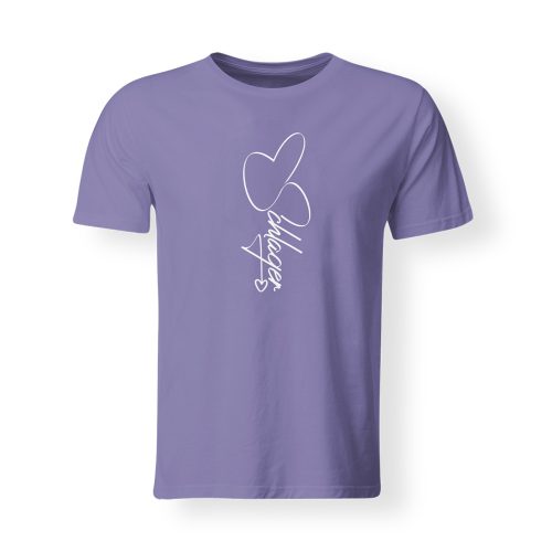 T-Shirt Schlager Signature lila