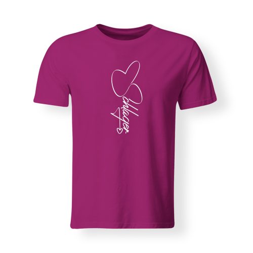 T-Shirt Schlager Signature pink