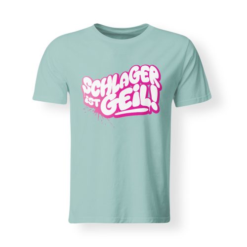 t-shirt schlager ist geil mint