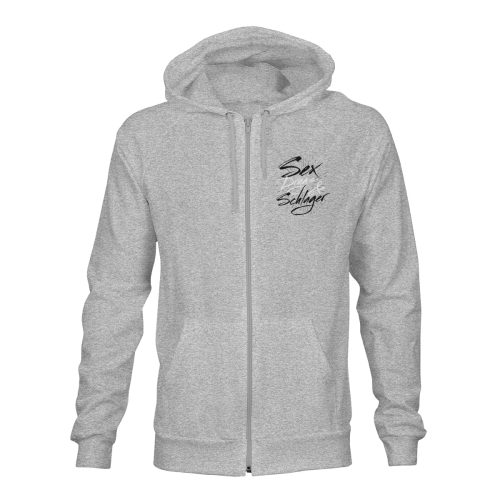 zip hoodie sex drugs schlager grau