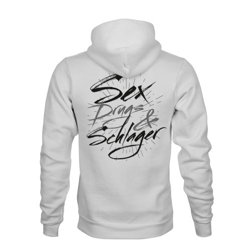 zip hoodie sex drugs schlager weiß